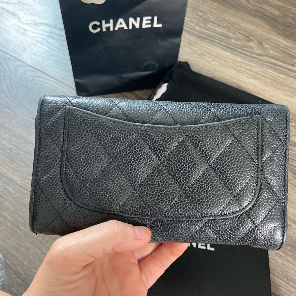 Chanel clutch gently used.
